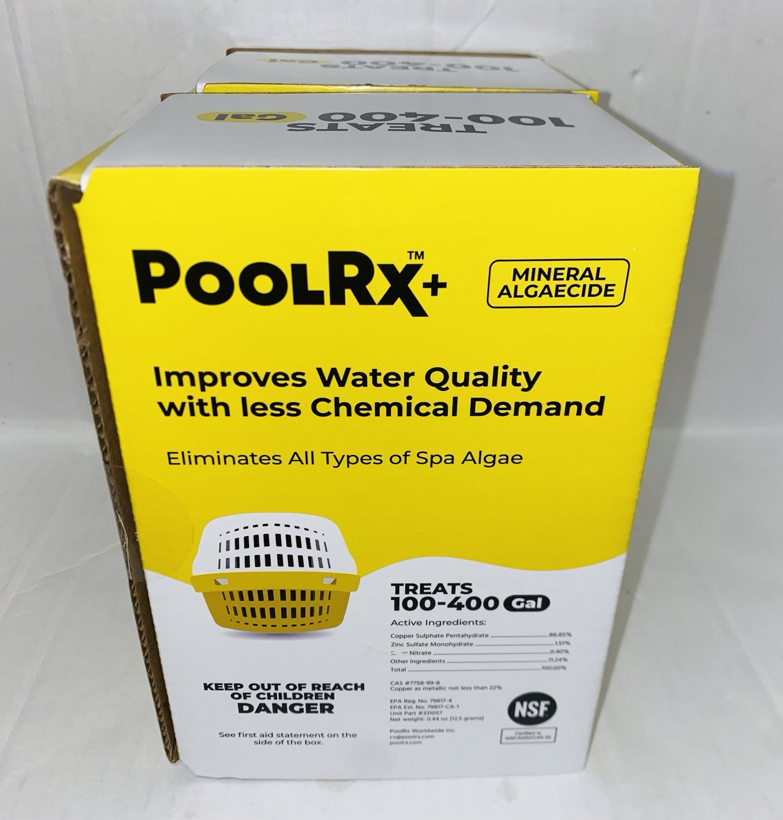2 New PooI RX+ Treats 100-400 Gal