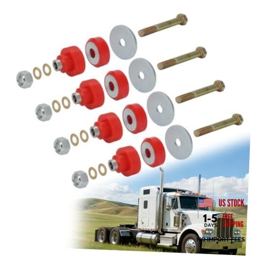 Motor Mount Poly Bushing Replacement Kit for Peterbilt 379 387 Replace for