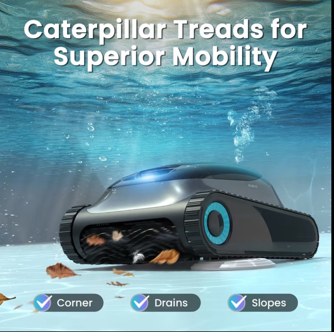 ✅ Aiper Scuba S1 Cordless Robotic Pool Cleaner Pool Vacuum for Inground Pools