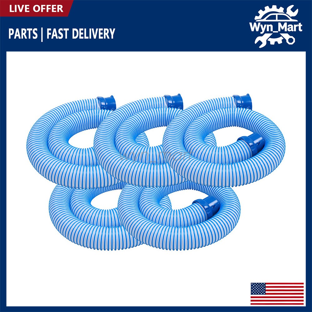 5Pcs 39&Prime; Pool Cleaner Twist Lock Hose For Zodiac Baracuda MX6 MX8 X7 T5