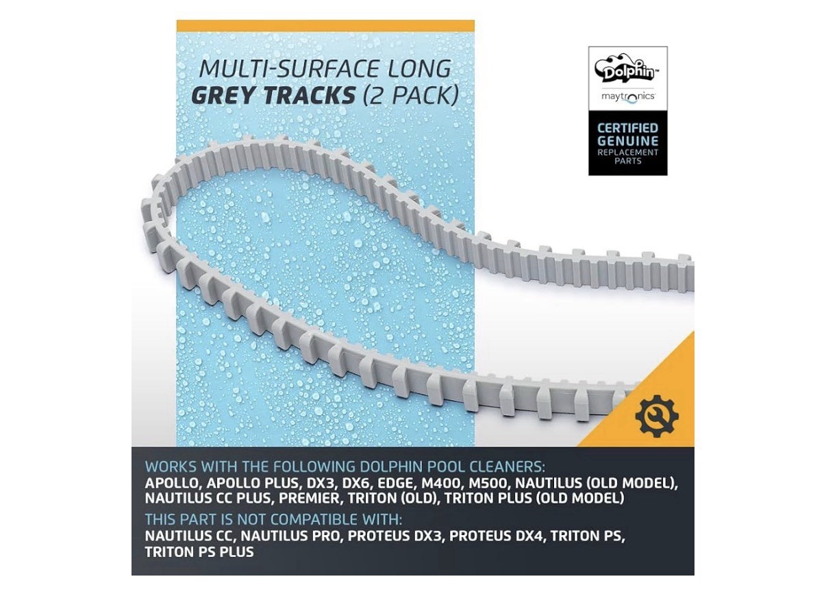 Dolphin Pool Cleaner Track Replacement – Compatible with Most MAYTRONICS Dolp…