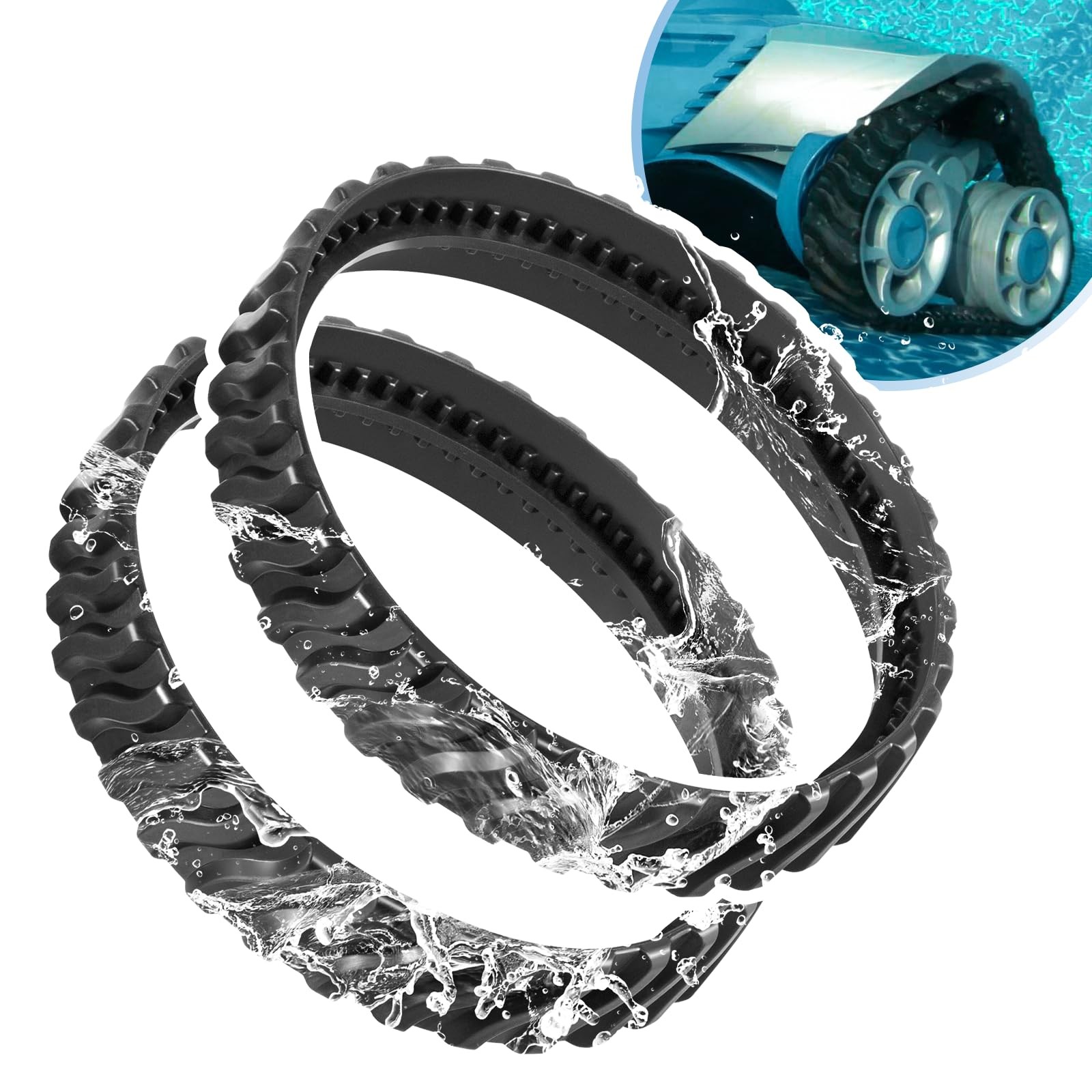 2 Pack Pool Cleaner Ultra Durable Track Fit for Zodiac Baracuda MX8 MX6 R0526100