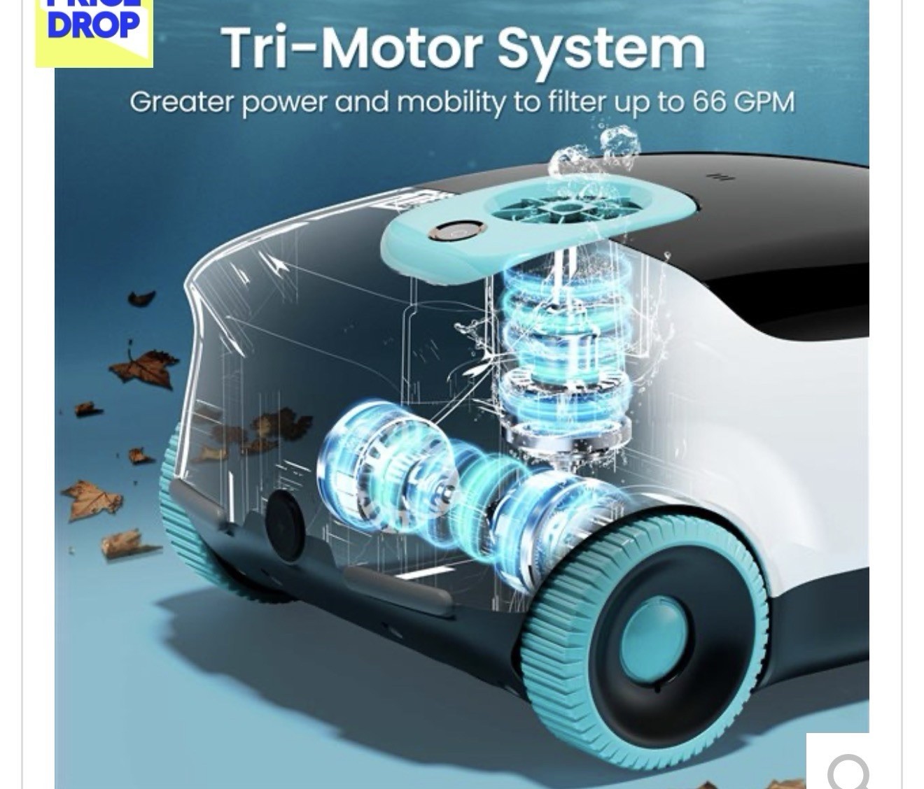 Aiper Scuba L1 Cordless Robotic Pool Cleaner for Above Ground Pools