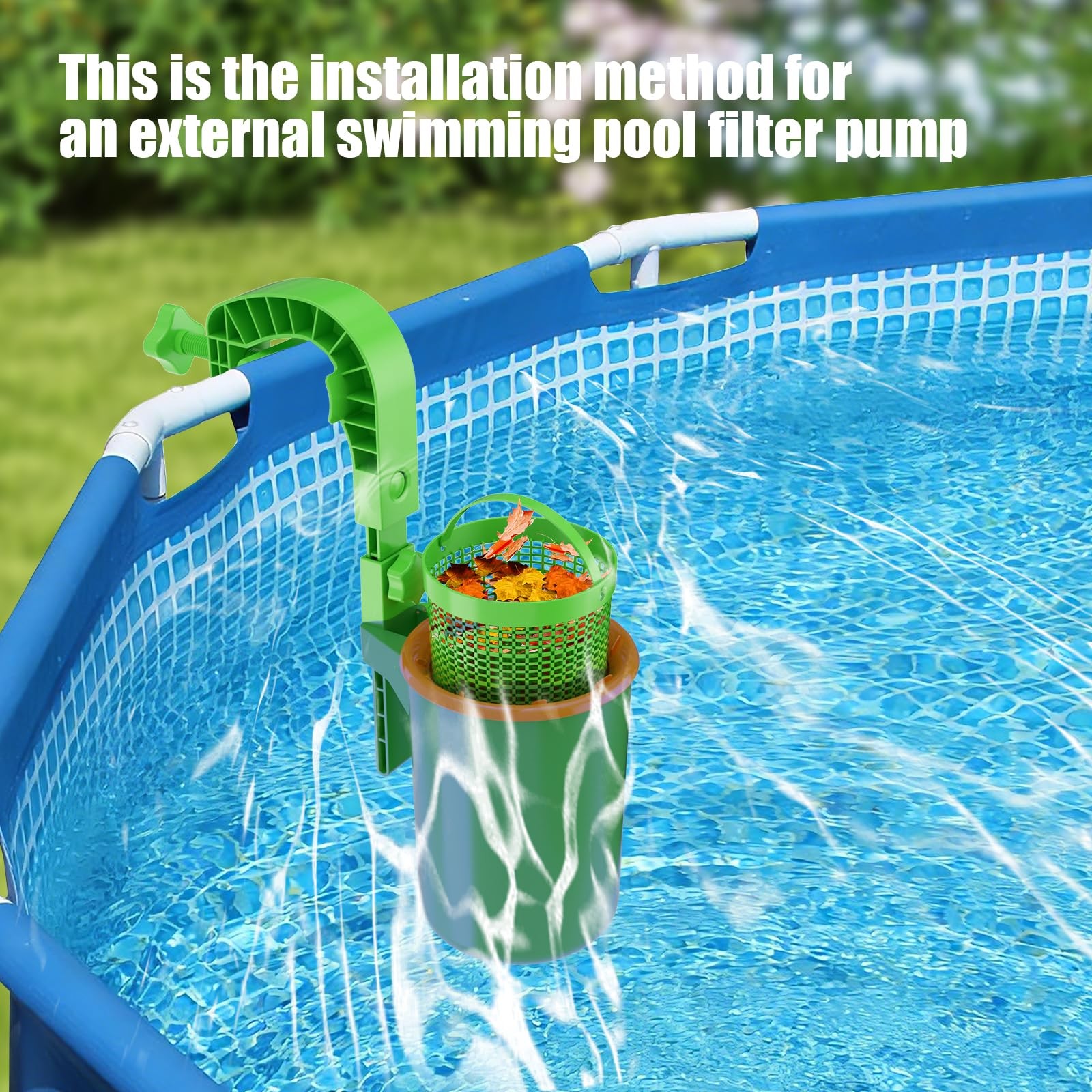 Pool Skimmer Baskets for Above Ground Pools – Filter Leaves, Hair, Bugs, Debris