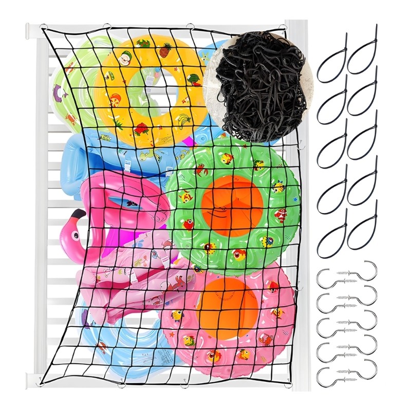 Oversized Swimming Pool Gear Holder Net Suitable For Beach Garden And Outdoor
