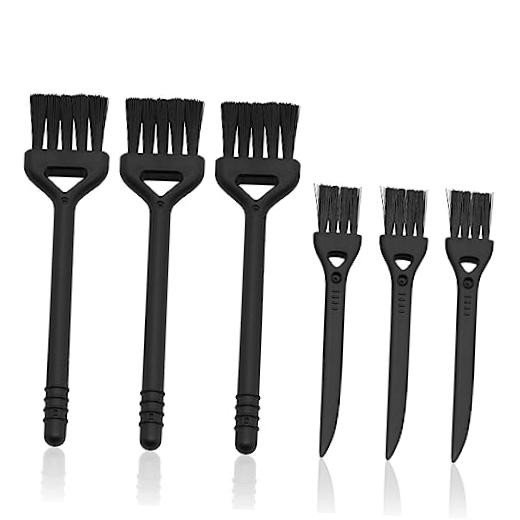 Keyboard Cleaning Brush, 6 Pcs Plastic Handle Nylon Anti Static Brush 2 Styles