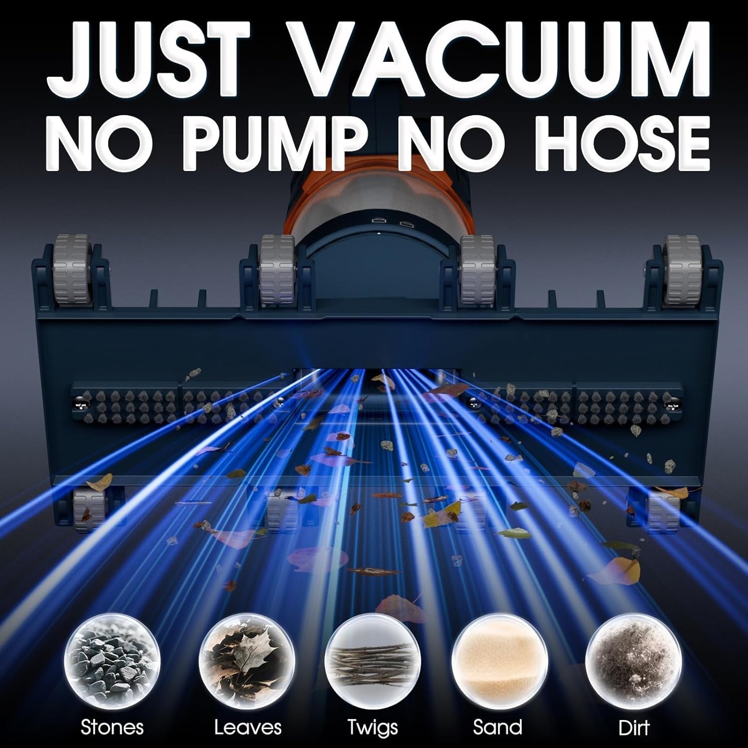 AQUAFYSH Handheld Pool Vacuum 14 » Wide Vacuum Head 070C 2026 MODEL
