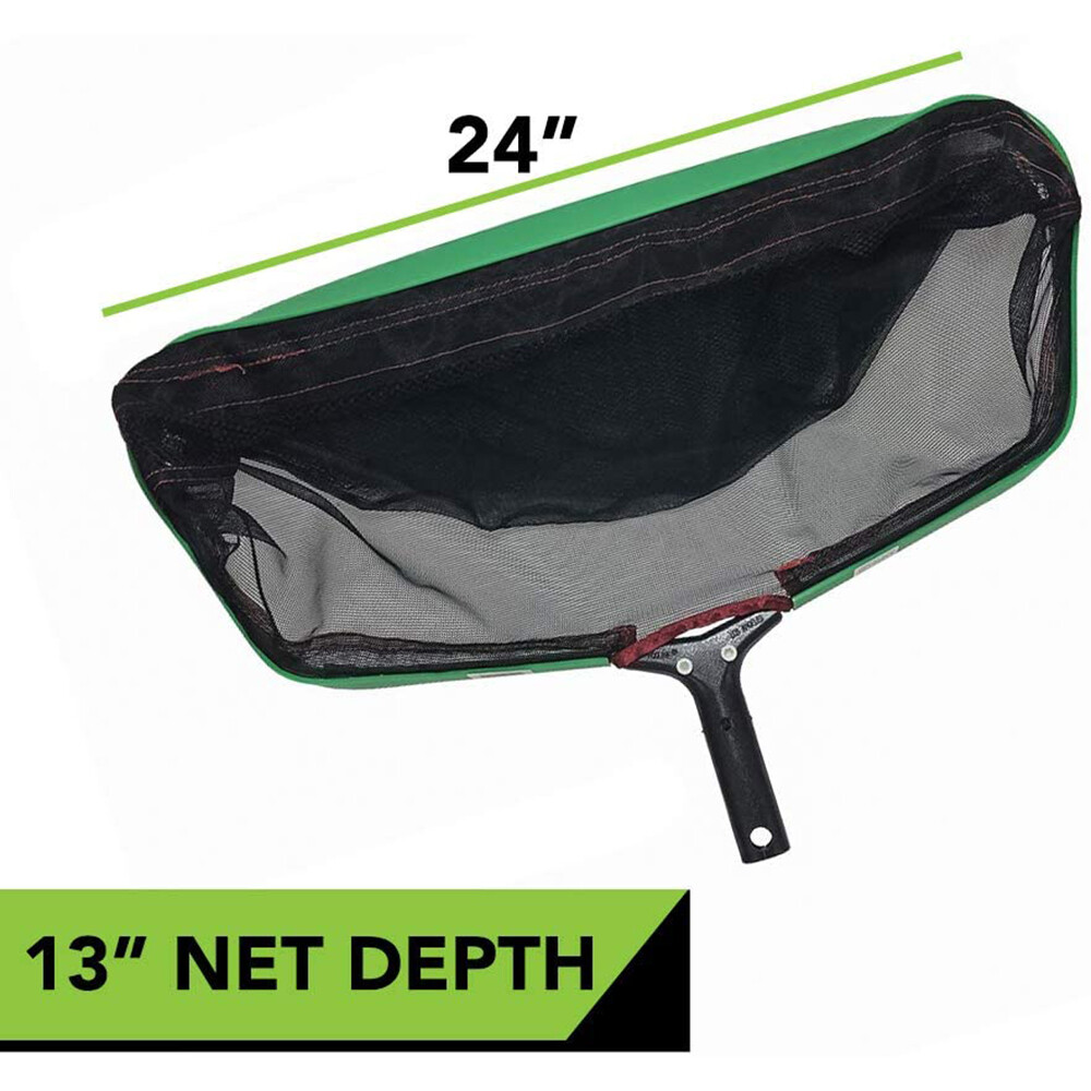 Primal Accessories Commercial 13&Prime; Soft Black Nylon Net 23&Prime; Leaf Rake – Net Only