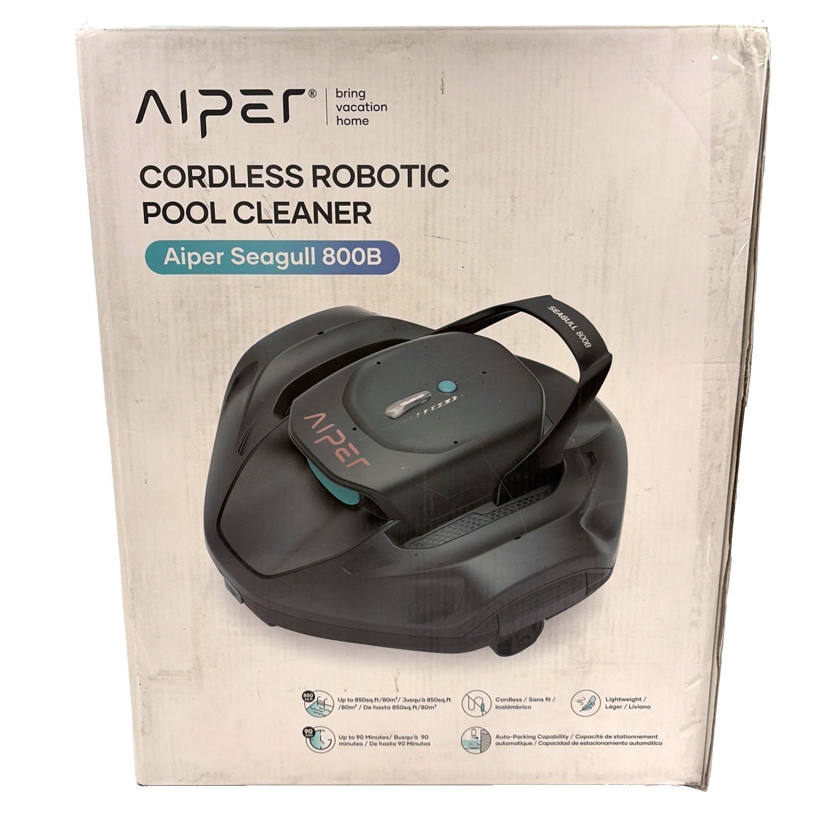 AIPER Seagull 800B Cordless Robotic Pool Cleaner Automatic Pool Vacuum