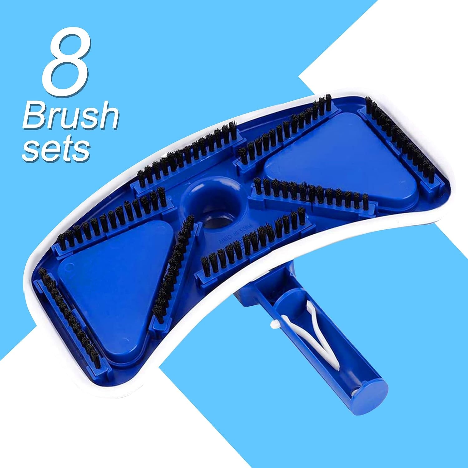 Weighted Butterfly Pool Vacuum Head with Nylon Brushes 11 Inch Pool Vacuum