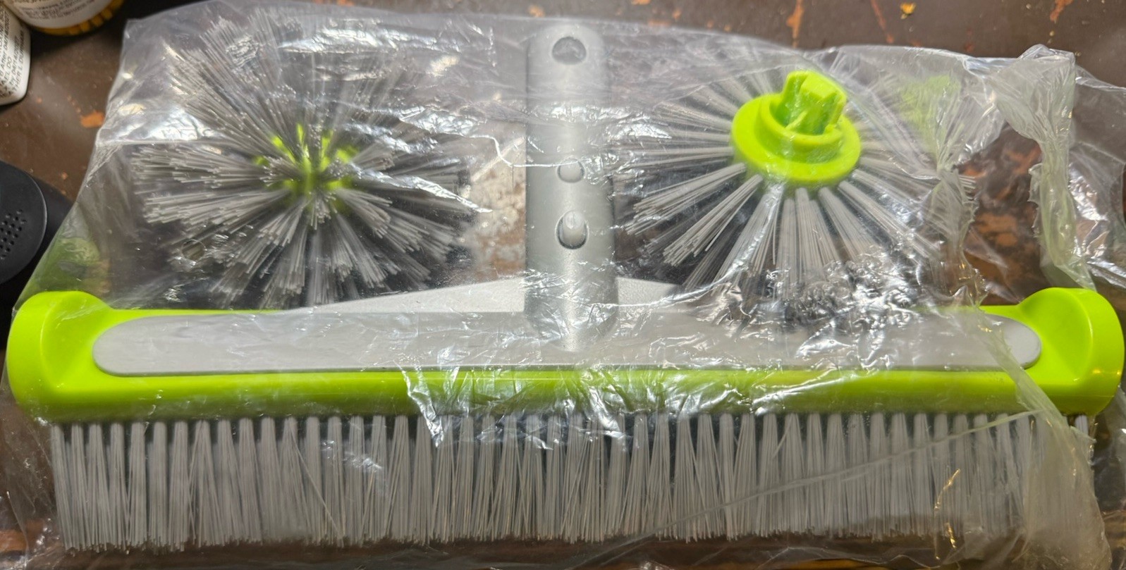 Professional Swimming Pool Brush Head with round Ends 17.5&Prime; Heavy Duty
