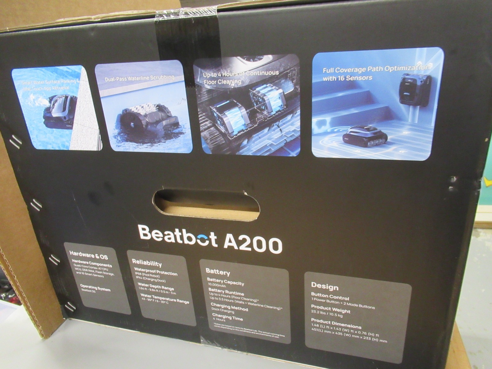 Beatbot A200 3-in-1 Robotic Pool Cleaner with Water Surface Parking