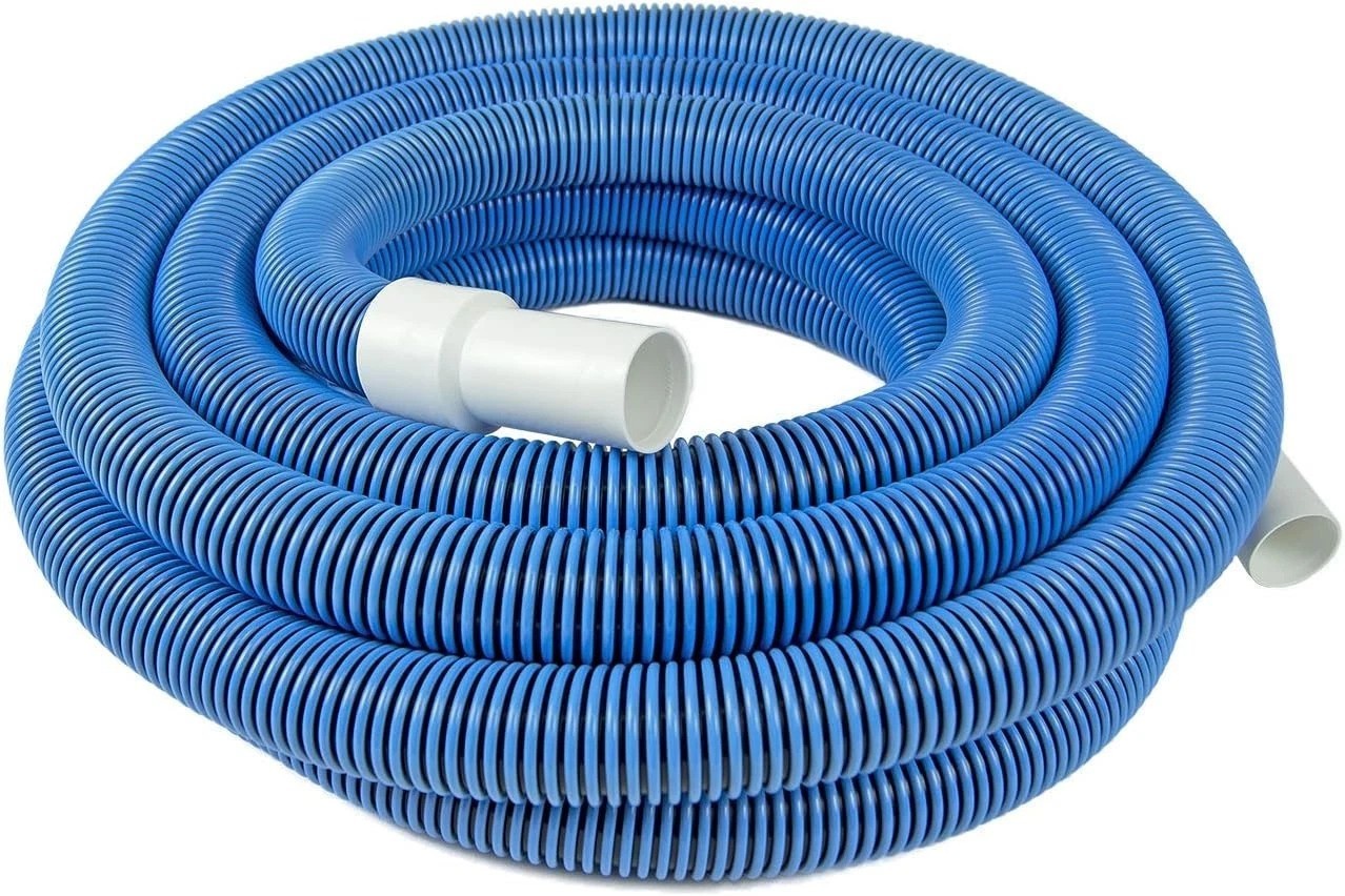 Manual Pool Vacuum Hose, 30 Ft x 1-1/2” for Inground & Above Ground Pools, No…