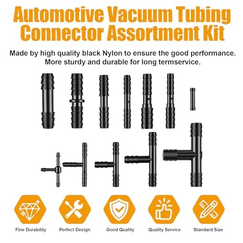 Vacuum Hose Automotive Kit High Performance Silicone Vacuums Hose Kit 6PCS 5FT