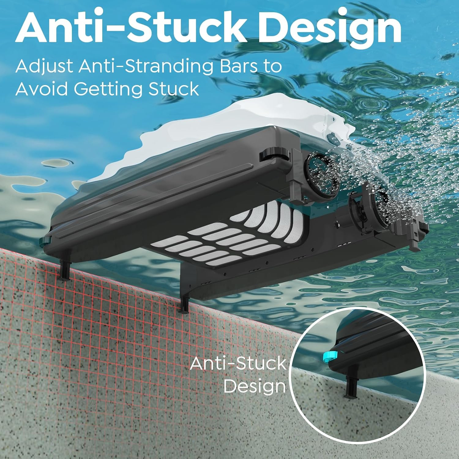 Pleco SK01 Solar Powered Pool Surface Skimmer Robot – APP Controlled, 24/7 Auto