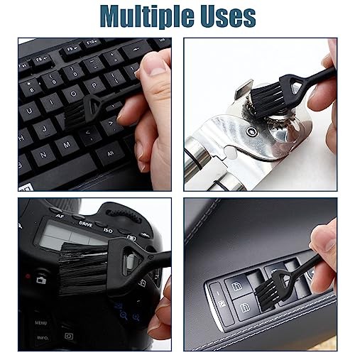 Keyboard Cleaning Brush, 6 Pcs Plastic Handle Nylon Anti Static Brush 2 Styles