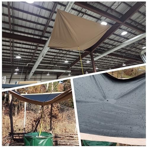 Ceiling Leak Diverter, Heavy Duty 420D Oxford Fabric Roof Ceiling Leak 3*3