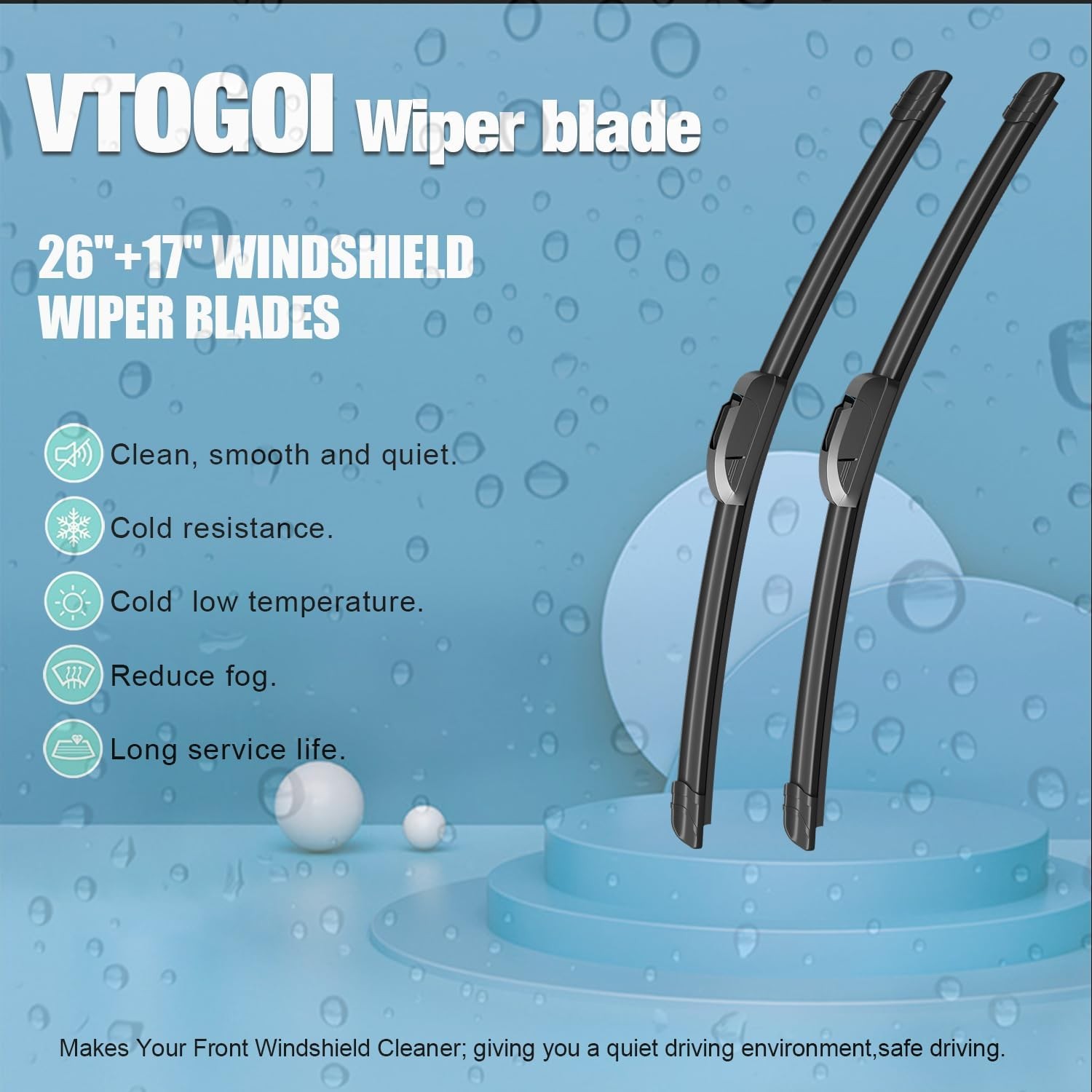OEM Windshield Wiper Blades Replacement for Nissan Rogue 2014-2025 Pathfinder