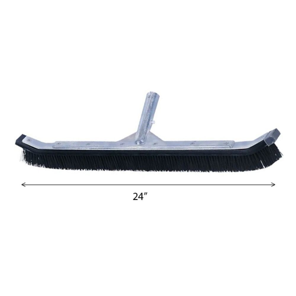Pooline 24&Prime; Pool Nylon Brush with Aluminum Back and Handle 11129