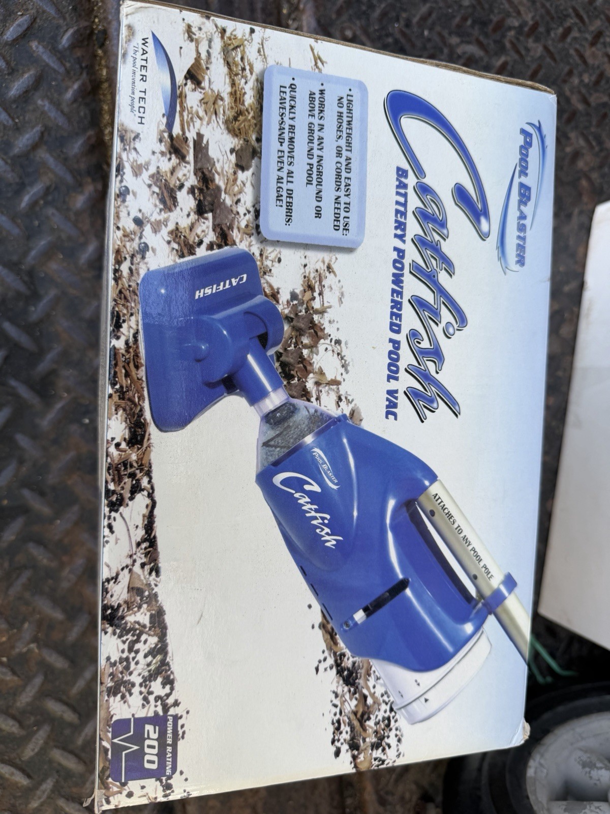 Water Tech Pool Blaster Catfish PPV Battery Pool Vacuum, Handheld Pool & Spa