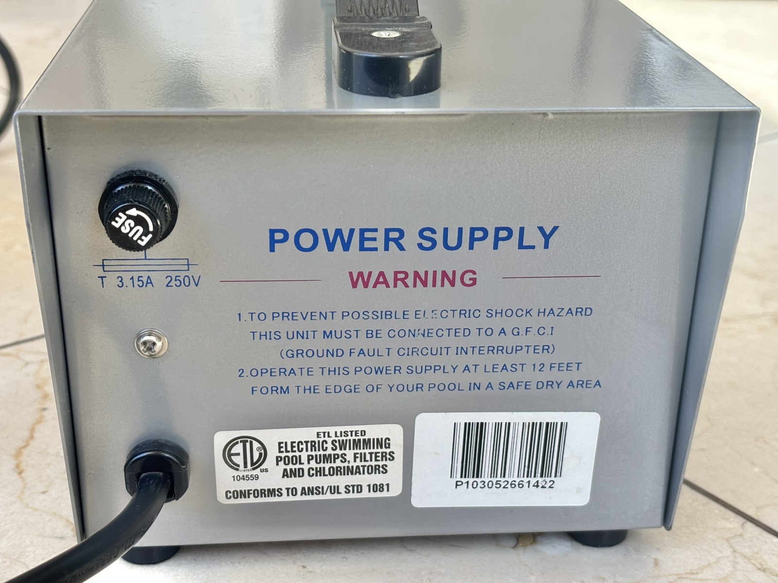 Aquabot Classic Power Supply Model 7060D, ***Excellent Condition***