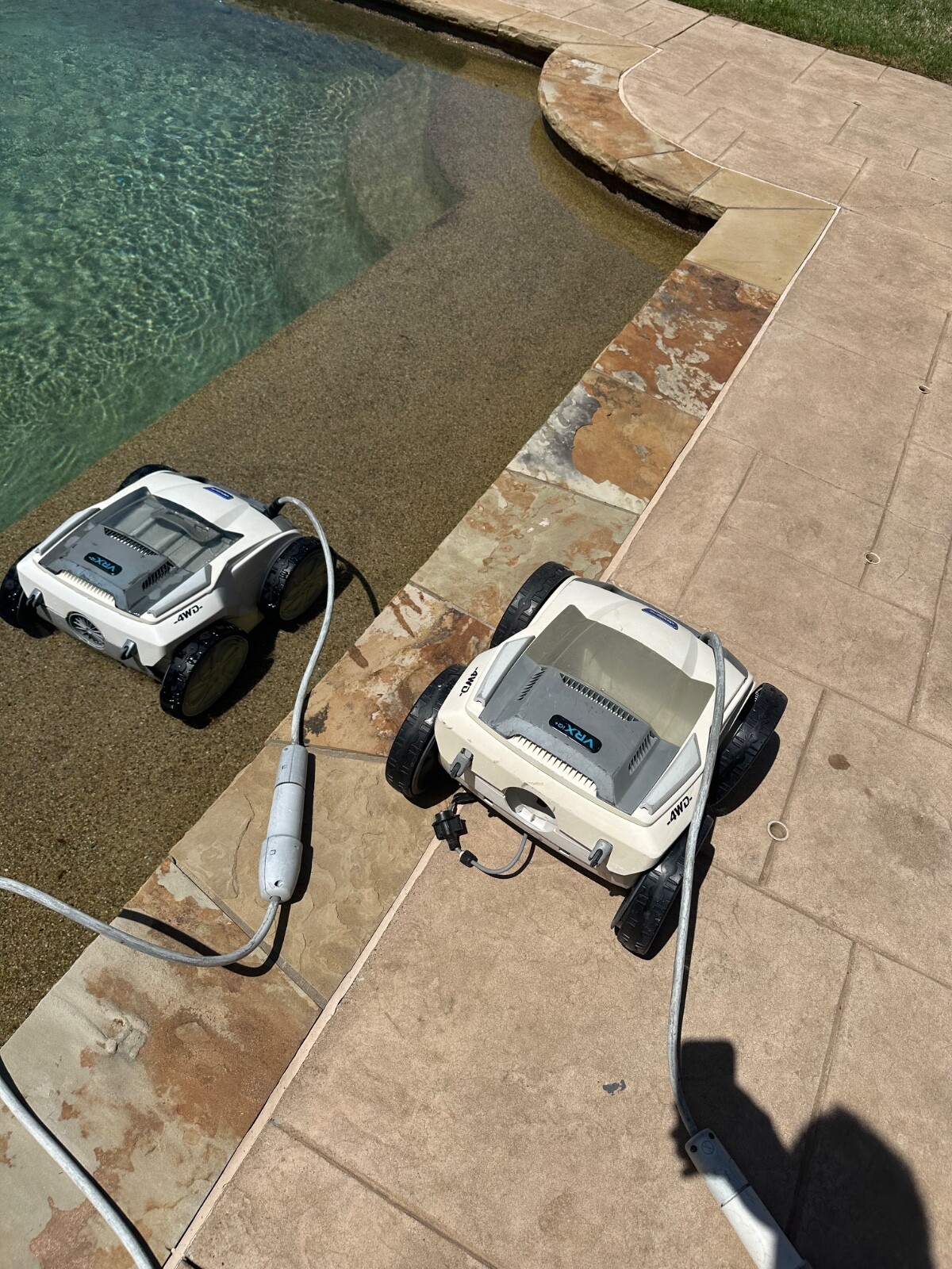 2 Pool Cleaners: Polaris VRX IQ+ robotic pool sweeps