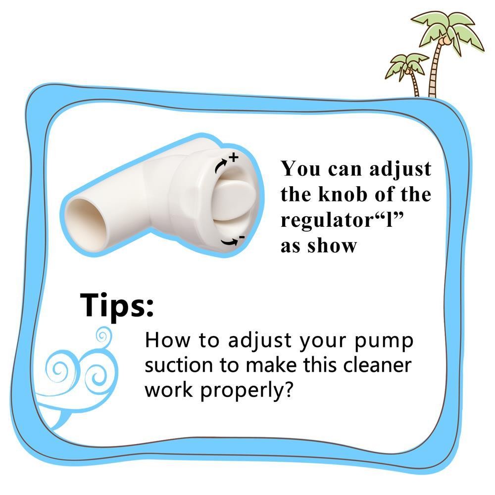 Above Ground & In-Ground Automatic Suction-Side Vacuum Pool Cleaner 2 Colors