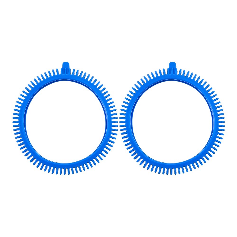 2Pcs Blue Front Tires with Super Hump Compatible with Hayward Phoenix Cleaner