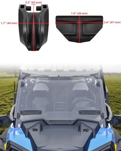 Lock & Ride Windshield Clamp Kit for Polaris RZR XP 1000/XP4 1000/XP