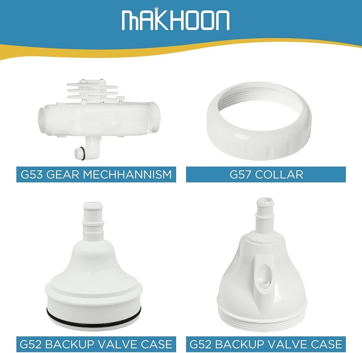 G52 Backup Valve for Polaris 180 280 380 3900 Pool Cleaner (1 Pack)(2 filters)