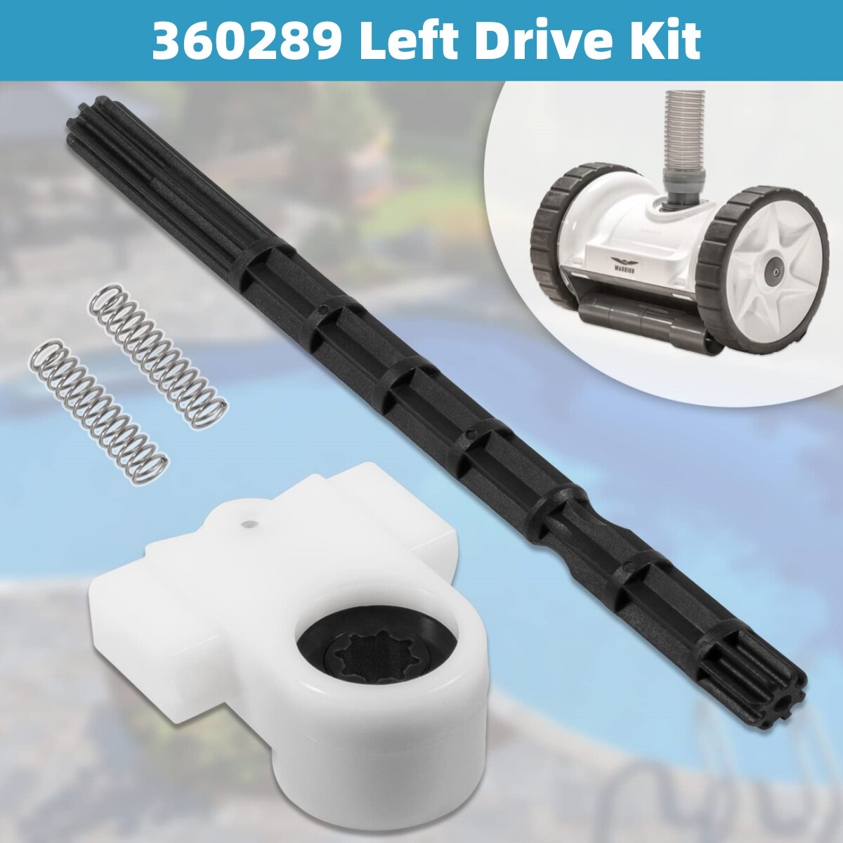 360289 Left Drive + 360290 Right Drive Kit for Kreepy Krauly Warrior Rebel Pool