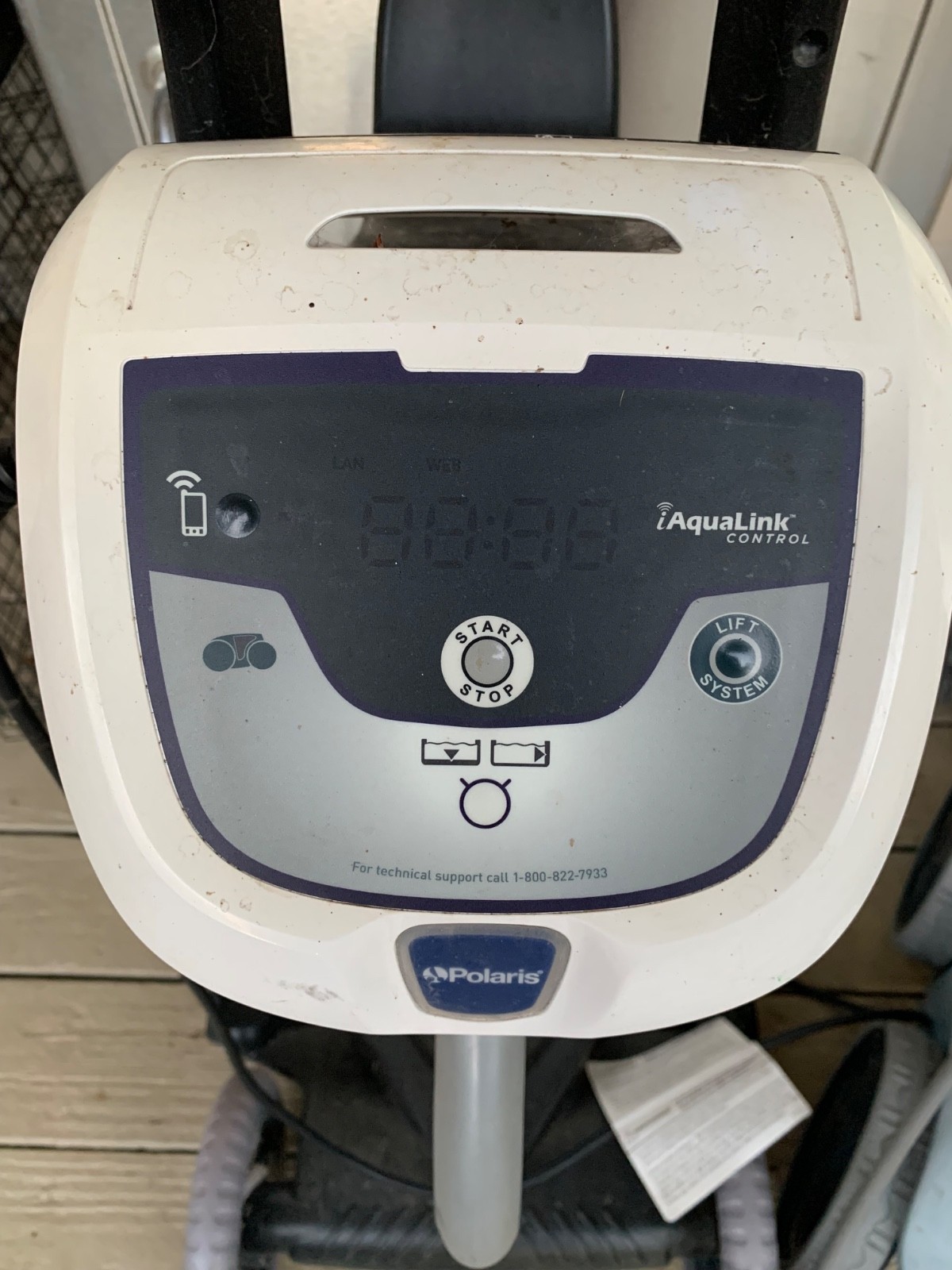 Polaris 9650iQ Sport Robotic Pool Cleaner control unit and gearbox assembly with
