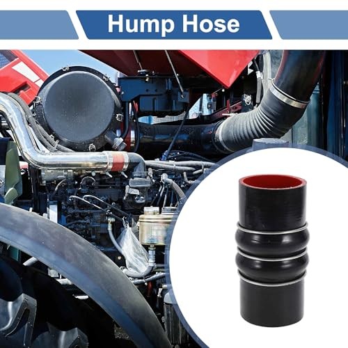 Silicone Hose Charge Air Intercooler Hump Heavy Duty Tube ID 63mm / 2.5&Prime; Black
