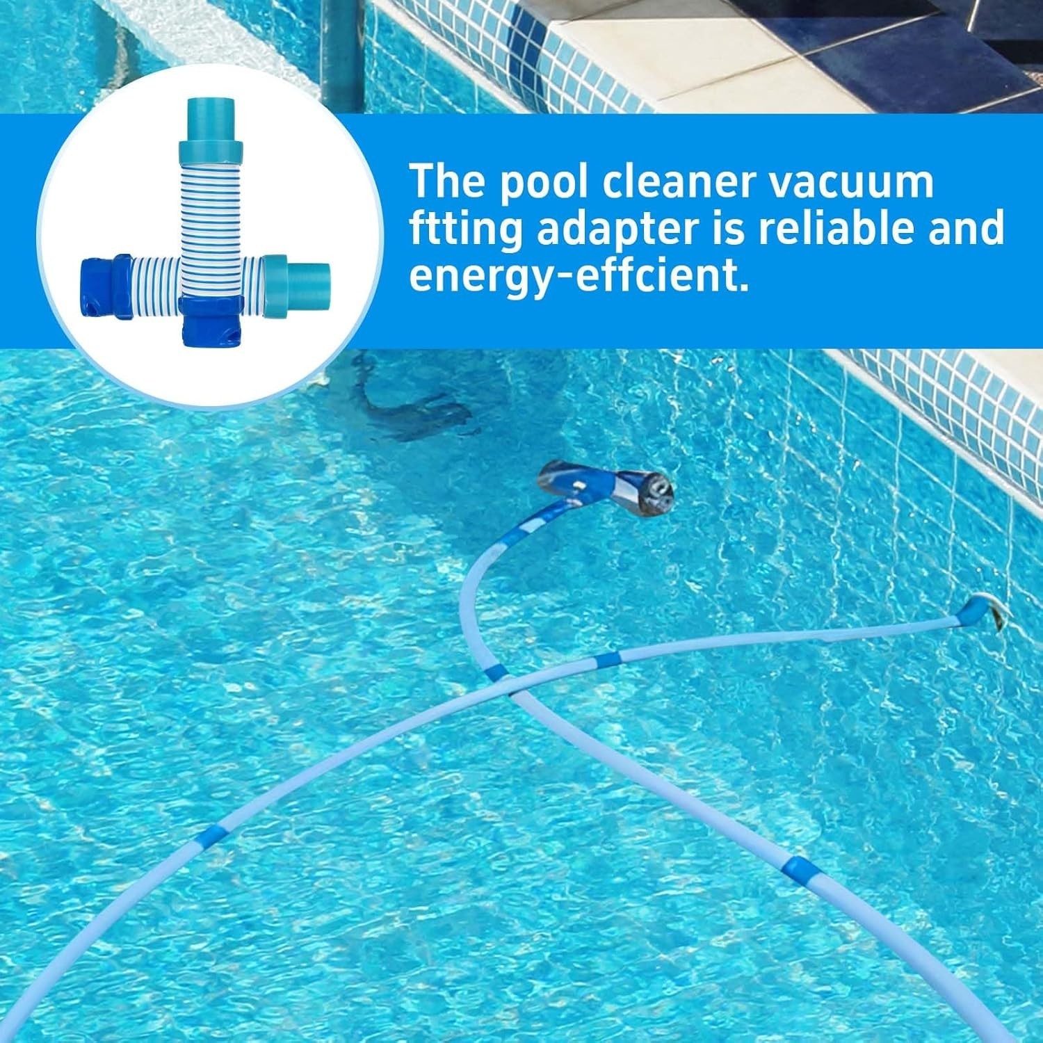 X77094 Pool Vacuum Hose Adapter – Compatible with Zodiac and Baracuda