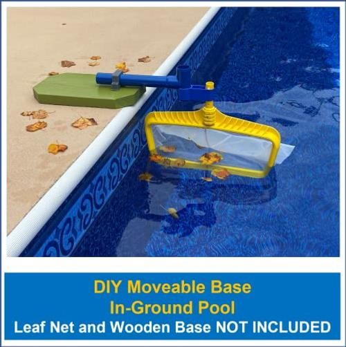 – Leaf Skimmer Kit for Above Ground Pools and In-Ground Pools, Hands-Free Pool