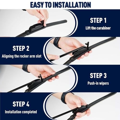 24&Prime; 20&Prime; 11&Prime; Front and Rear Windshield Wiper Blades for 2017-2023 For GMC Acadia