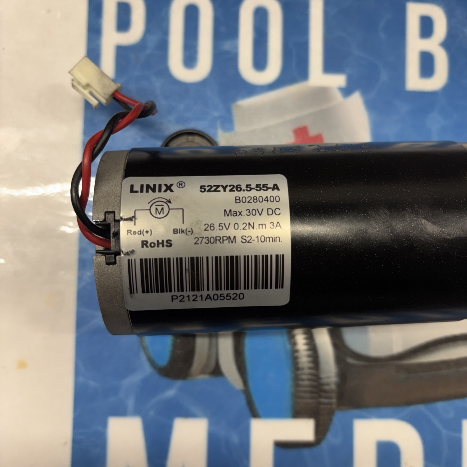 $100 USA REBUILT 1 YW Polaris Epic Zodiac IMPELLER MOTOR 52ZY26.5-55-A B0280400
