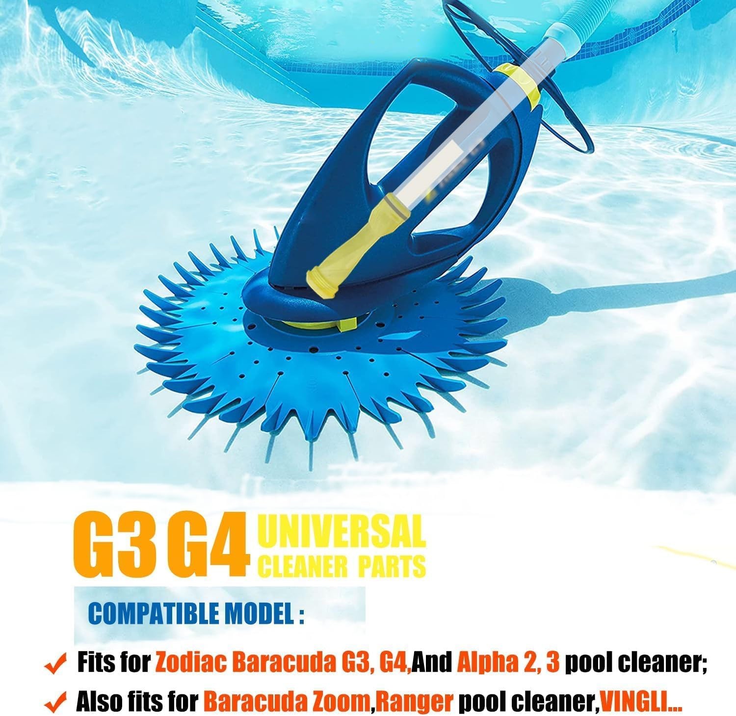 2PCS W69698 Long Life Diaphragm W/ Ring W81600 For Baracuda Pool Cleaner G3 G4