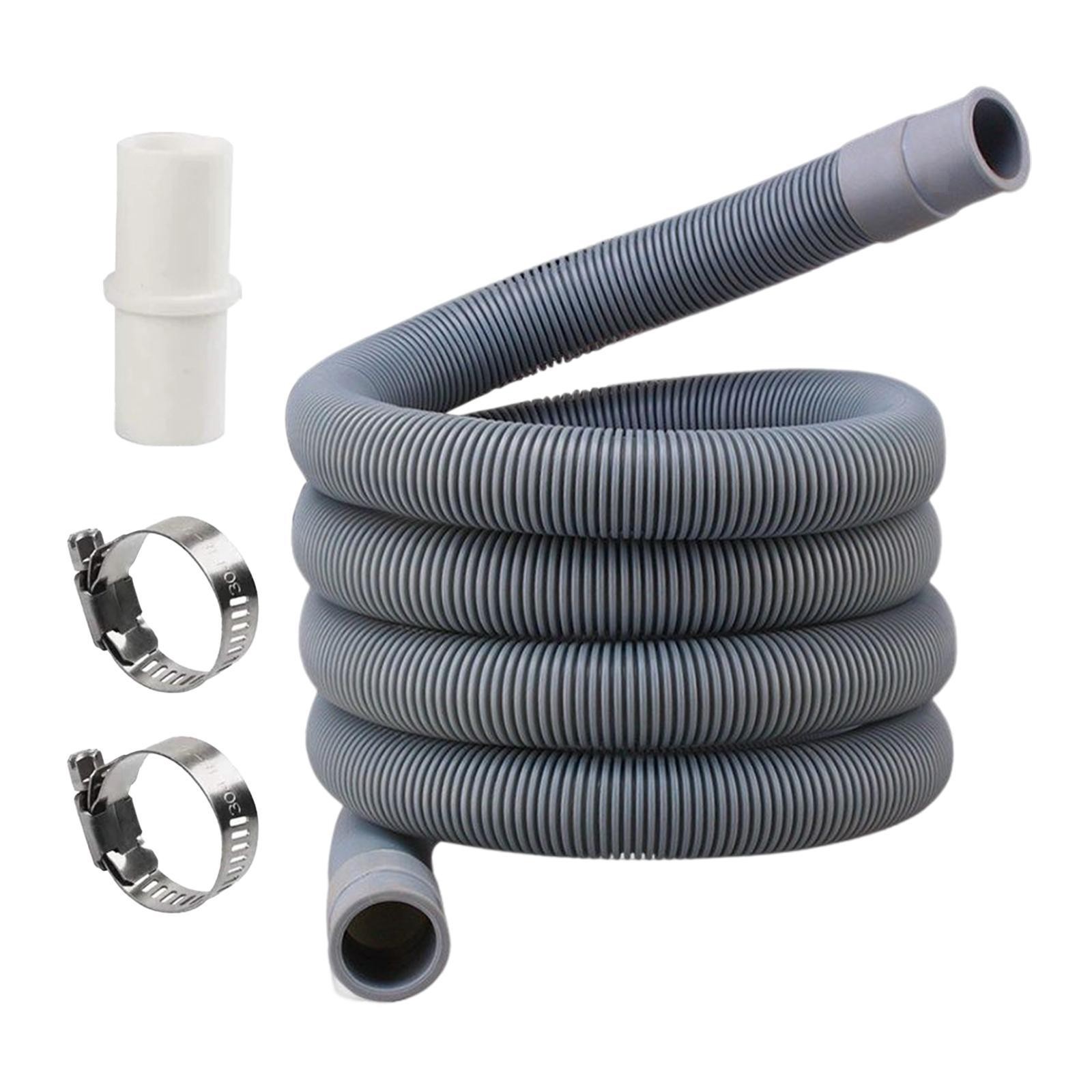 Automatic Washer Drain Hose Set 79inch Flexible Replacement Easily Install with