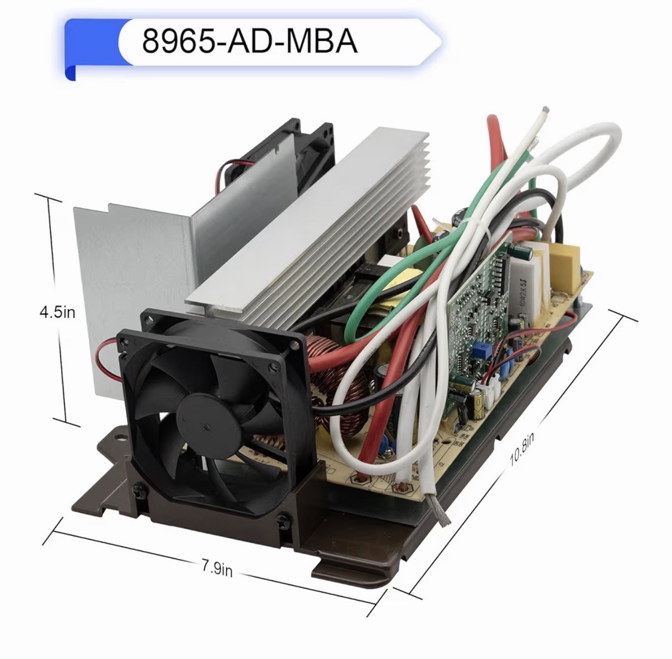 RV Converter 65 Amp DC Main Board Assembly Replacement Unit for 8900 8965-MBA