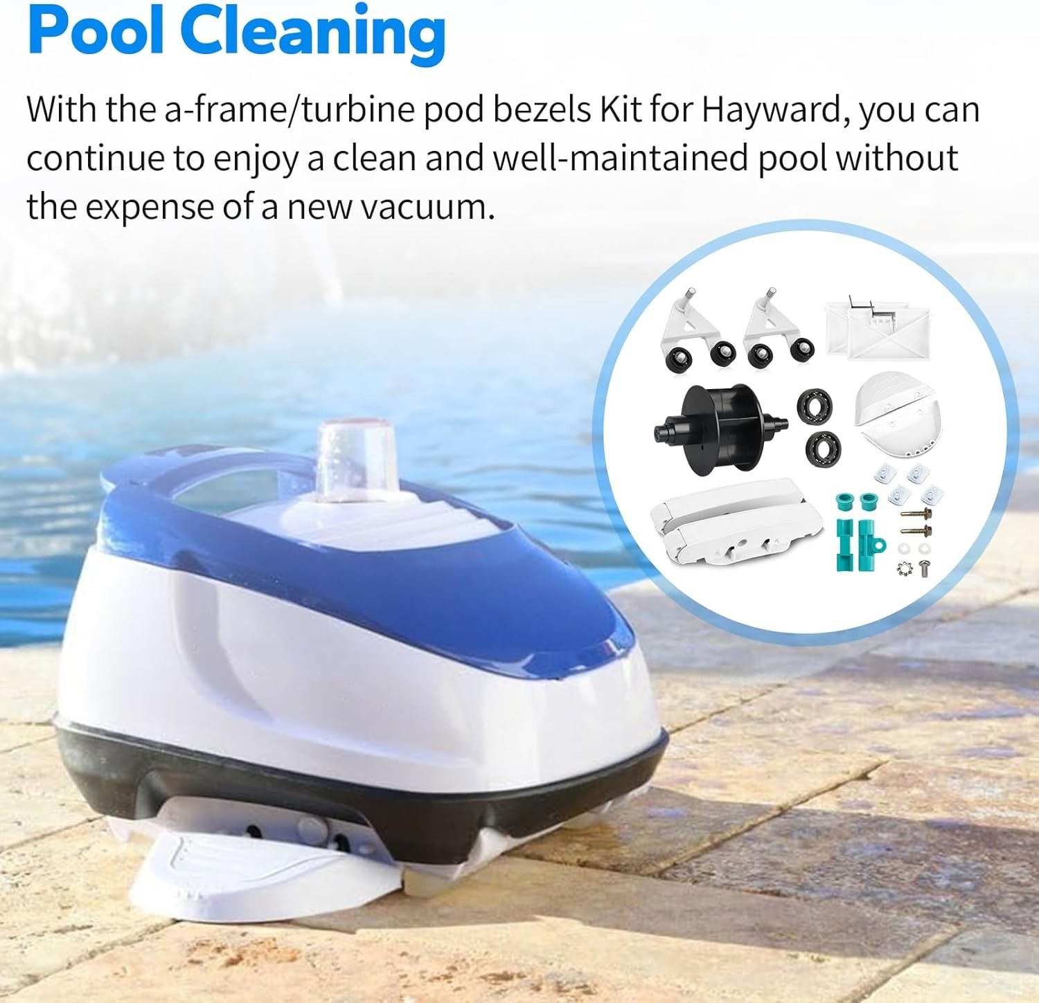 Dfnidy Pool Cleaner Pod Kit AXV417WHP AXV621DAT for Hayward Navigator
