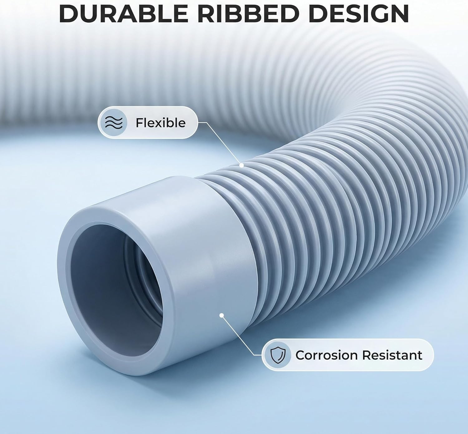 Pool Cleaner Hose Replacement – 1.5 Inch 8-Piece Universal Swimming Pool Vacuum