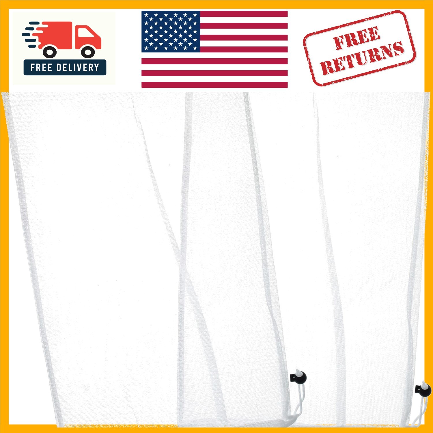 Universal Fit 12&Prime; x 20&Prime; Replacement Mesh Bags for Leaf Vacuum Pool Cleaners