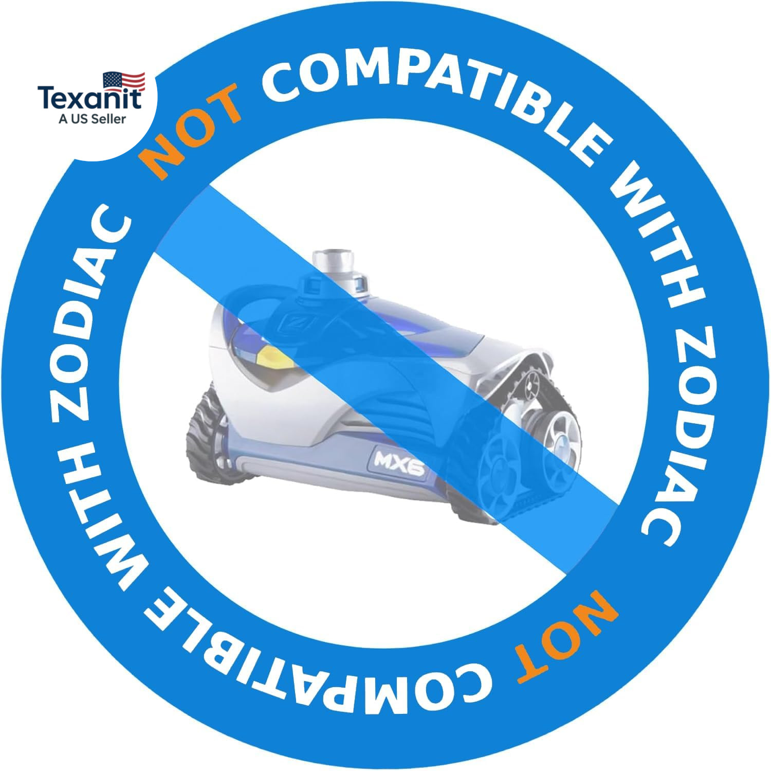 Pool Vacuum Hose 26 Feet (8 X 40 Inch), 1.5 Inch Cuffs, Compatible with Most Ing