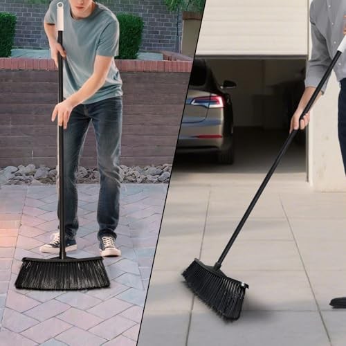 Outdoor Broom for Cleaning Floor – Outside Brooms, Heavy Duty Outdoor Broom