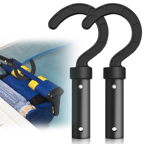 2 PCS Hook for All Robotic Pool Cleaner Pool Hooks for Poles Accessories, 2PCS