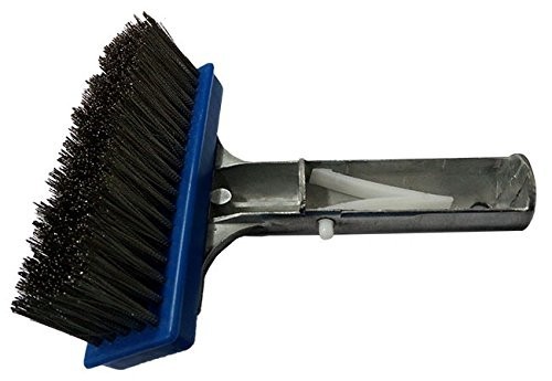 Heavy Duty 5&Prime; Pool Brush with Stainless Steel Bristles & Aluminum Handle – Clean