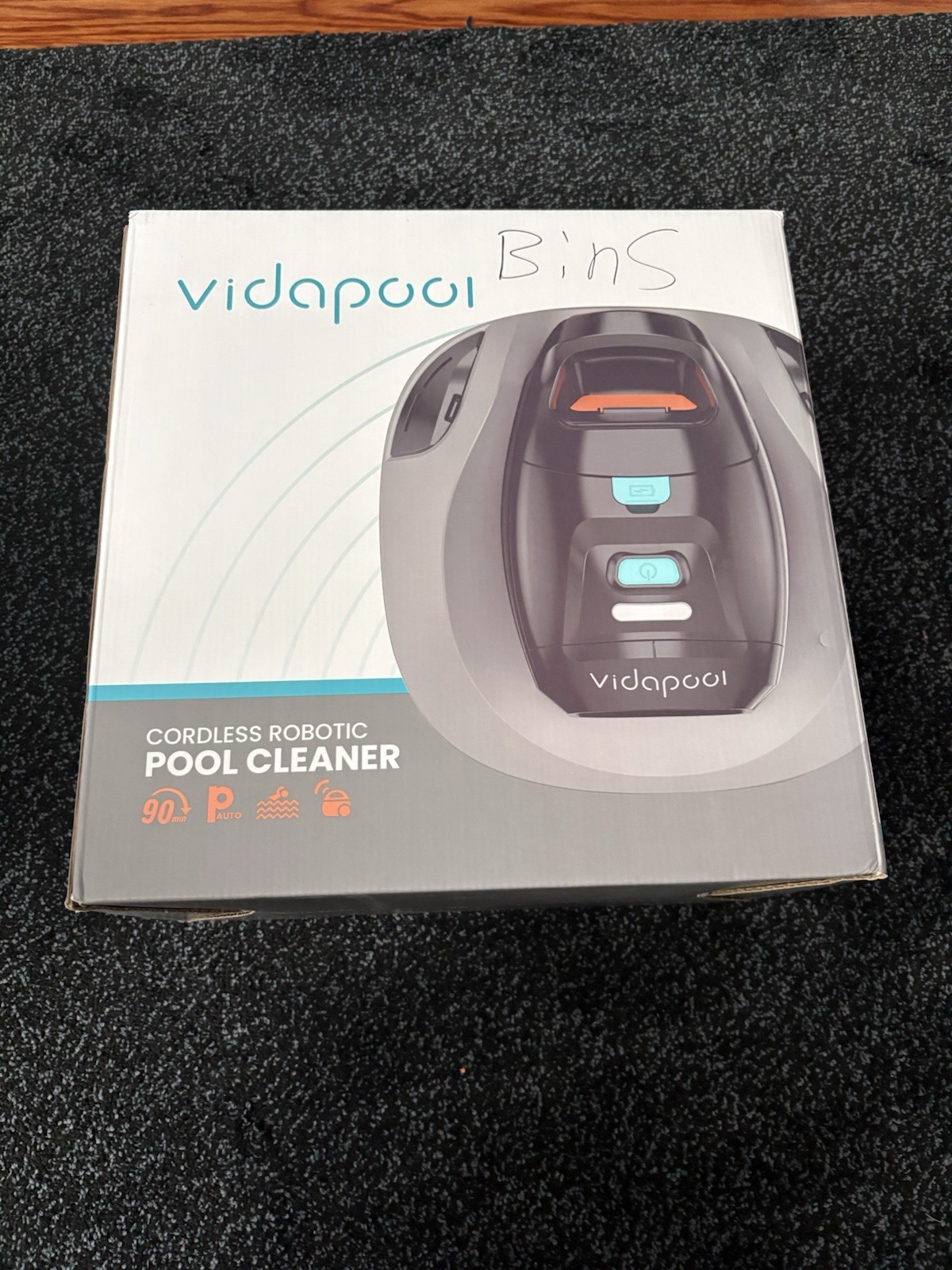 Vidapool Cordless Robotic Pool Vacuum Cleaner VRPC01