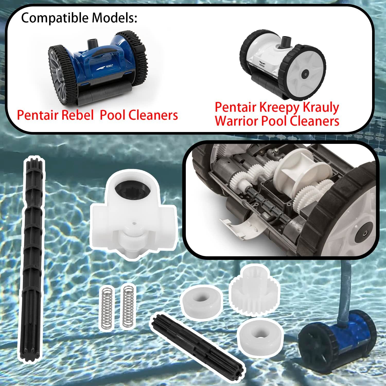 360289 Left 360290 Right Drive Combo Set for Pentair Warrior Rebel Pool
