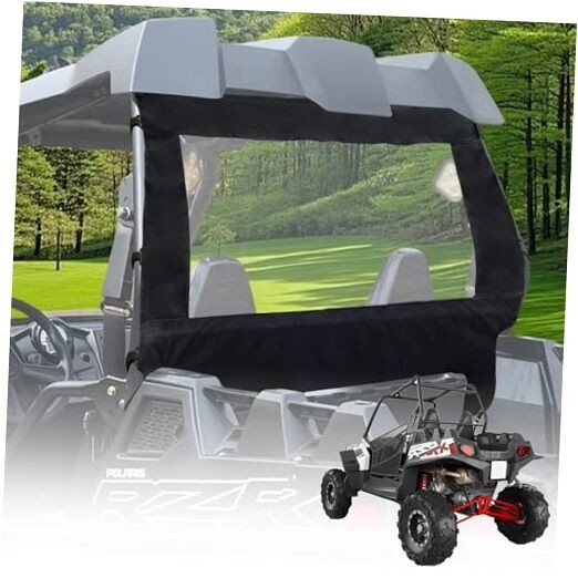 Polaris RZR XP 900 Rear Window,Rear Windshield, Canvas Soft Full Back Window